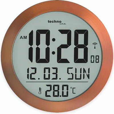Obrázok produktu pre TECHNOLINE Digitálne rádiom riadené nástenné hodiny WS 8038