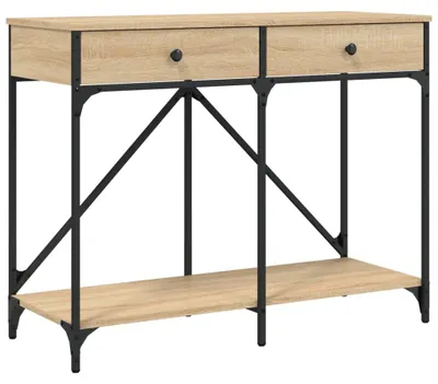 Obrázek produktu pro vidaXL Konzolový stolek Sonoma dub 100x39x78,5 cm výrobek z odvozeného dřeva