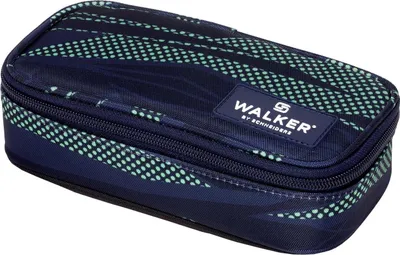 Image de Walker trousse à crayons Wizzard Pencil Box Layers Green bleu marine