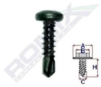 Obrázek produktu pro Samořezný šroub ROMIX C60162 4mm 16mm