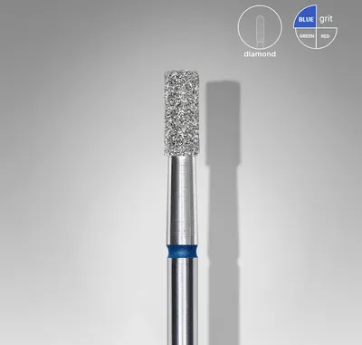 Immagine prodotto di Fresa diamantata Staleks cilindro 2,5*6 mm, blu