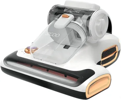 Imagen del producto de Aspiradora de mano Jigoo T600, aspiradora para ácaros, 700W, sistema de calentamiento rápido de 60°C en 5 segundos, depósito de polvo, diseño silencioso de 72dB que no produce ruido