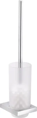 Produktbild von Keuco Toilettenbürstengarnitur EDITION 11 Echtkristall-Glas/Bronze gebürstet 11164039000