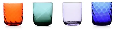 4er-Set Tumbler-Gläser, Rigà, 35 cl, mundgeblasen, handgefertigt