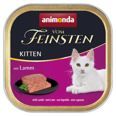 Immagine prodotto di Cibo umido, cibo per gatti, agnello, animonda Vom Feinsten 32x100g Gatto che cresce nella sua prima vita