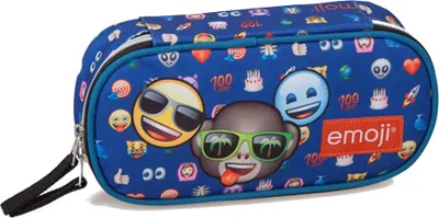 Produktbild von Schlamper mit Emoji Motiv - 3 Friends - Faulenzer Federmappe Schlamperrolle
