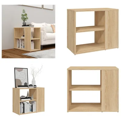 Image de vidaXL Table d'appoint Chêne Sonoma 60x30x50 cm Bois composite - Armoire d'appoint - Armoires d'appoint - Tables d'appoint