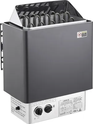 Image de SucceBuy, sauna électrique, 8 kW, 400 V, 3N, appareil de chauffage portable pour intérieur et extérieur, avec minuterie de 3 heures, système de contrôle intégré pour un volume de 8 à 12 m³, idéal pour les douches spa dans les hôtels, température maximale : 110 °C