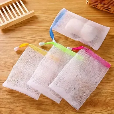 Produktbild von GKA Nylon Seifensäckchen Seifenrestebeutel Seifenschwamm Seifensack Schaumnetz Netzbeutel Peeling Netz Seife