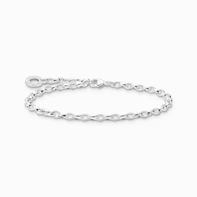 Zdjęcie produktu dla Thomas Sabo - X0163-001-12-l17 - Bransoletka z zawieszkami - Uni  - Kolekcja Charm Club - 17 cm