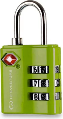 Produktbild von Lifeventure Tsa Combi Lock Green One Size