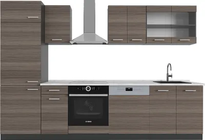 Produktbild von Küchenzeile Vicco R-Line Edelgrau/Anthrazit 300 cm , AP Marmor, Model 53950