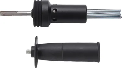 Immagine prodotto di Accessorio per martello elettrico con punta ad ago, gambo rotondo, adattatore a 2 fori per rimuovere ruggine e scalpelli