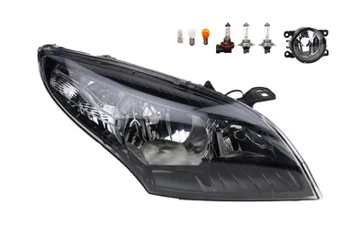 Produktbild von Scheinwerfer passend für Renault Megane III 08-12 H7 H7 R +Nebel+Leucht. 260102973R 260103187R 8200074008 6202E1 00006202E1 6710027 000 Johns