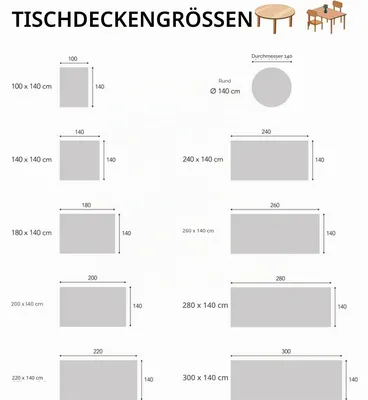 Produktbild von Wachstuch Tischdecke grau 100 x 140 cm rechteckig wasserdicht fleckenabweisend
