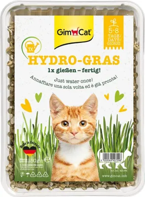 Produktbild von GIMCAT Hydro-Gras Gras – Leckerli für Katzen – 150g