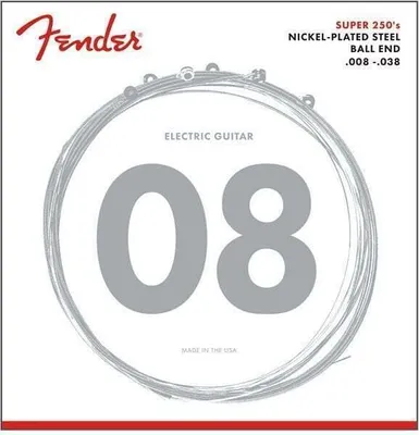 Produktbild von Fender Super 250's Extra Super Light Saiten für E-Gitarre