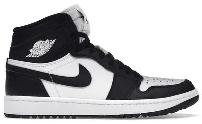 Obrázek produktu pro Jordan 1 Retro High Golf, černá a bílá barva - velikost EU 44