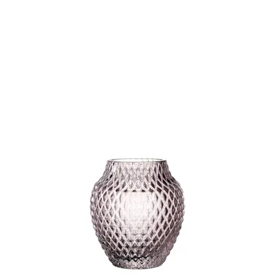Produktbild von Leonardo Tischvase POESIA, Dekovase, Glasvase, Kalk-Natron Glas, Viola, 11 cm, 018670