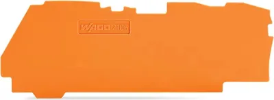 Produktbild von Wago 2106-1392, Anschlussblockmarker, 25 Stück(e), Orange, 90,8 mm, 32,9 mm, 2,91 g