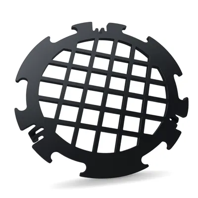 Produktbild von Becker Design® Grillrost & Grilleinsatz für Feuerplatte ⌀ 20cm ( EUROPE) Schwarz - Grillaufsatz Feuertonne & Kugelgrill (rund) legierter Stahl