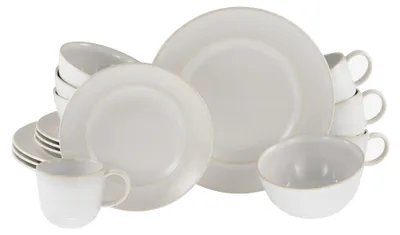 Produktbild von CreaTable, 23669, Antique Offwhite, Kombiservice 16-tlg, Steinzeug