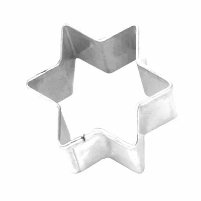 Produktbild von Birkmann Ausstechform Stern, Ausstecher, Plätzchenform, Keks, Plätzchen, Weißblech, 3 cm, 130401