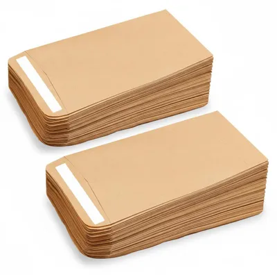 Image de Dripio - Petites enveloppes - Papier kraft - Marron, Image générée par une IA