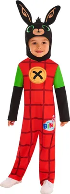 Obrázok produktu pre Bing - Kostým - Detský BN6215 (98) (Červená/čierna/zelená)