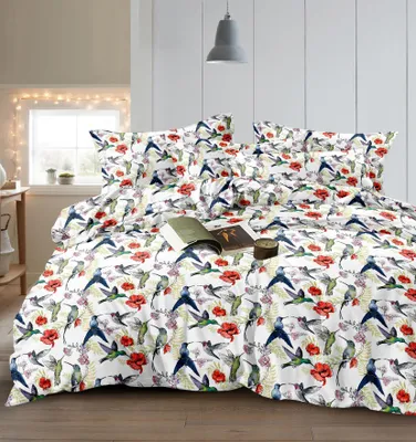 Produktbild von Mikrofaser-Bettwäsche TROCHILA weiß 70x80 + 140x200