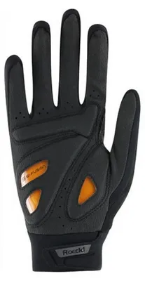 Produktbild von Roeckl Morgex 2 Langfinger Fahrradhandschuhe schwarz sportlich mit Gel-Polsterung und Touchscreen-Kompatibilität
