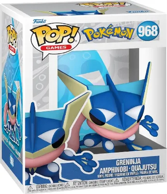Produktbild von Pokémon - Greninja Amphinobi Quajutsu 968 - Funko Pop! Vinyl Figur