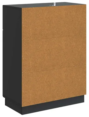 Immagine prodotto di Credenza Nero 66 x 34,5 x 87 cm Legno ingegnerizzato