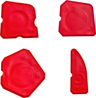 Produktbild von Fugenglätter Set 4-tlg. Silikonspachtel Silikonglätter Fugenabzieher Werkzeug