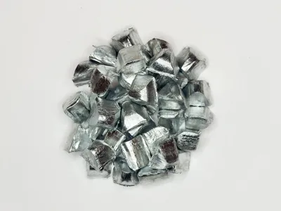 Produktbild von Zink Zn99,995 in Pellets, Gewicht: 1 kg
