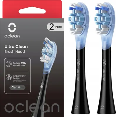 Immagine prodotto di OCLEAN Spazzolino nero ultra pulito confezione da 2 pz