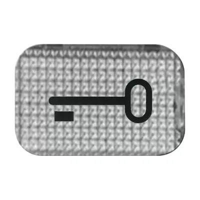 Produktbild von Busch-Jaeger 2145 TR Tastersymbol Schlüssel Reflex SI/Duro 2000 transparent