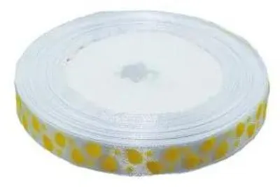Zdjęcie produktu dla Wstążka satynowa wielkanocna biała 12mmx22m