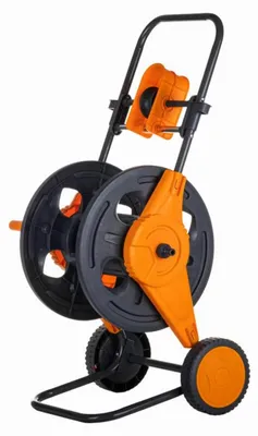 Immagine prodotto di Carrello portatubo Smith senza tubo da 1/2 pollice | Avvolgituubo premium con guida per il tubo e ruote | Avvolgituubo mobile per acqua fino a 60 m - Accessori per l'irrigazione del giardino