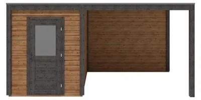 Immagine prodotto di Casetta da giardino in legno Luma 5.06x2.59 m - 13.11 m2 - 28 mm - impregnata