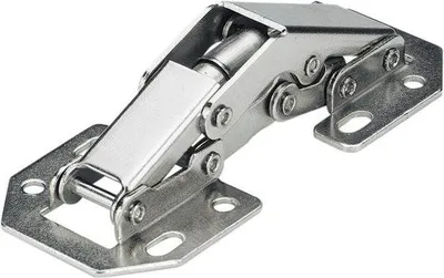 Immagine prodotto di Set di 6 cerniere universali in acciaio per mobili, L.77 x P.33 mm