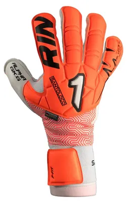 Immagine prodotto di Guanti da portiere Rinat Santoloco, colore arancione, modello 9, taglia 9