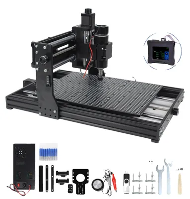 Image de Fraiseuse CNC, compatibilité avec de nombreux matériaux,hors ligne conviviale, avec contrôleur, sans laser-a