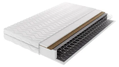 Produktbild von Masseno Bonellfederkernmatratze 100x200, H3/H4, Höhe ca.: 18 cm, Matratze ZENYA