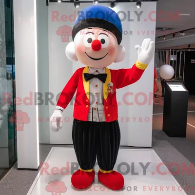 Immagine prodotto di Destreggiarsi tra il personaggio in costume mascotte REDBROKOLY vestito con pantaloni e berretti