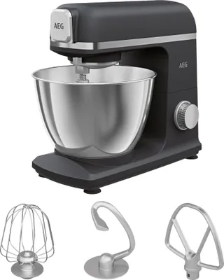 Immagine prodotto di AEG KM5-1-4BPT Deli 5 Robot da cucina 5L Funzione pulse Protezione dagli schizzi Perla nera