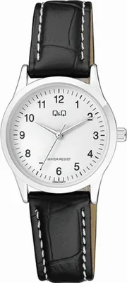 Produktbild von Damen Armbanduhr, Analog, 30 mm, Lederarmband, silberfarben, Modell C09A-016PY
