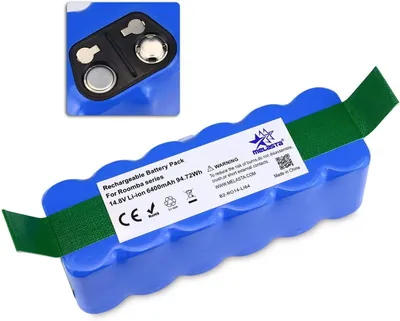 Li-Ion Ersatzakku 14,8 V 6400 mAh für Roomba 500-800 Serie