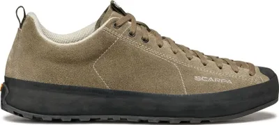 Mojito Wrap von Scarpa; bequeme Damen-Lifestyle-Schuhe in braunem Wildleder mit schwarzer Sohle.