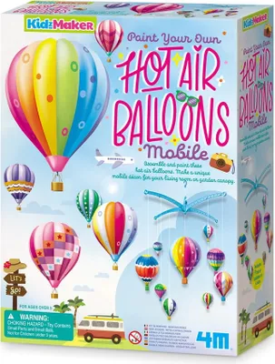 Produktbild von Kreativset - Heißluftballons bemalen